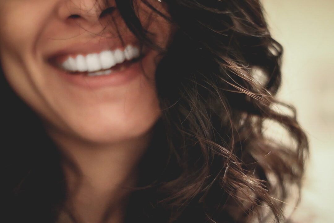 A person smiling brightly
